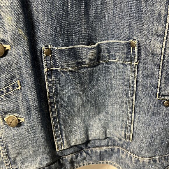 BLUE WILLI'S Rare Vintage Trucker Denim Jacket Blue Jean Mens Size XXXL - Picture 8 of 16